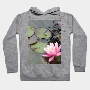 Pink Water Lily Hoodie